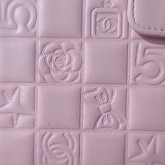 Chanel Pink Icon Line Long Kisslock Wallet - Picture 8 of 16